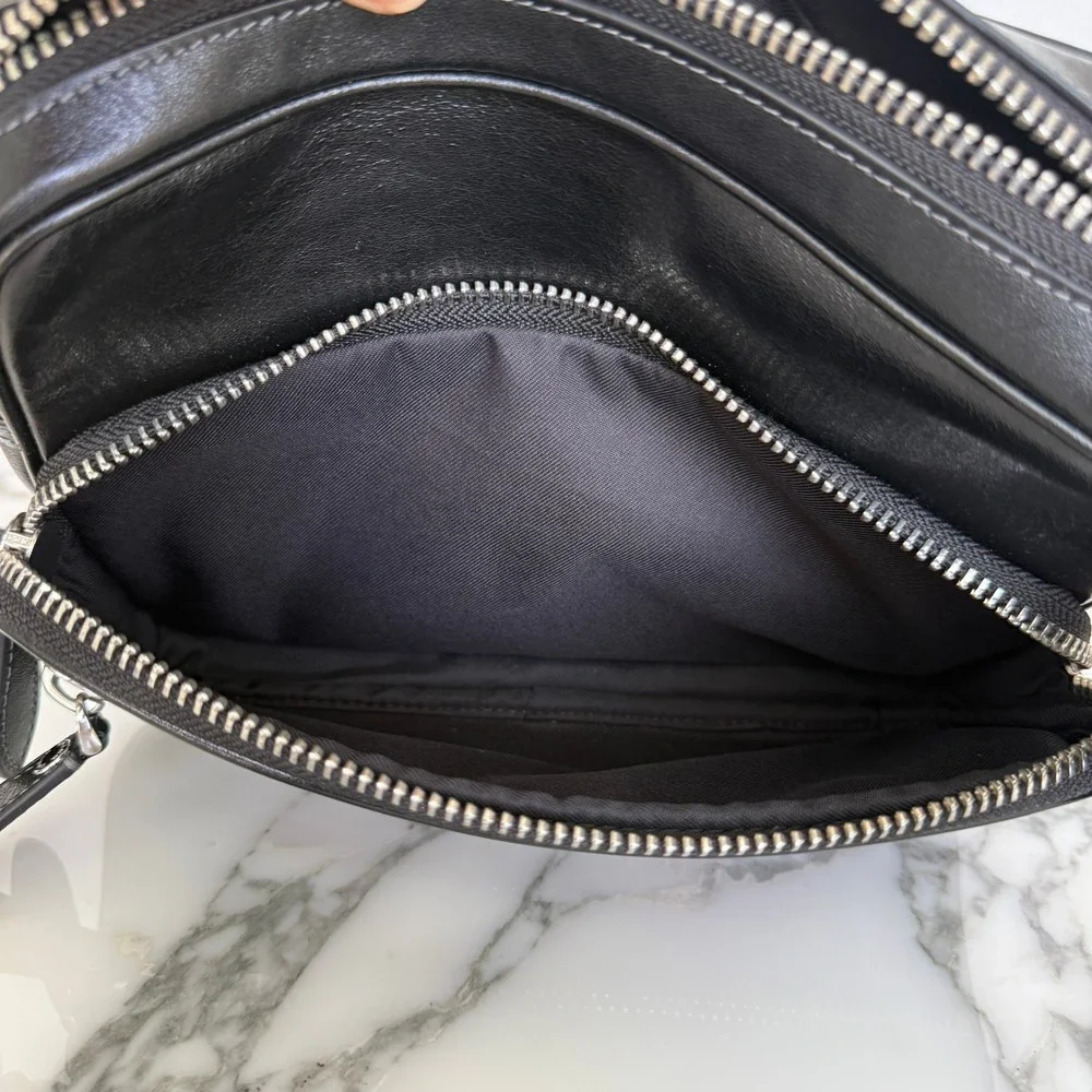 Coach Dakota Crossbody Bag Black Leather w/ box, NWT